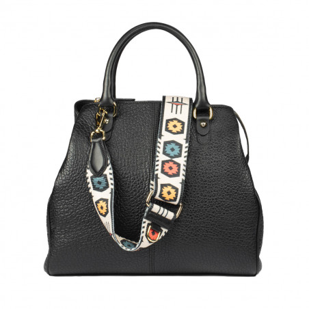 Borsa da donna a mano 002g nero