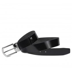 Cintura uomo 51b nero lucido