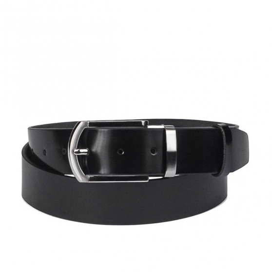 Cintura uomo 51b nero lucido