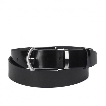 Cintura uomo 51b nero lucido