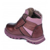 Stivaletti bambini piccoli 104c bordeaux madreperlato combinato