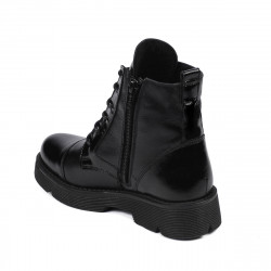 Stivaletti bambino 3029 laccato nero combinato