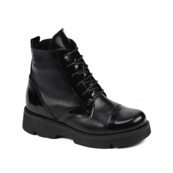 Stivaletti bambino 3029 laccato nero combinato