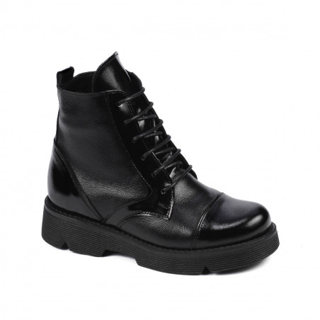 Stivaletti bambino 3029 laccato nero combinato