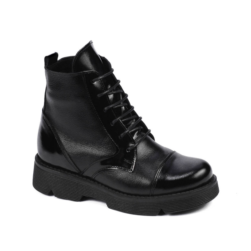 Stivaletti bambino 3029 laccato nero combinato