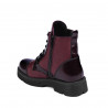 Stivaletti bambino 3029 vernice bordeaux combinato