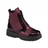 Stivaletti bambino 3029 vernice bordeaux combinato