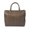 Borsa da donna a mano 002g grigio bruno