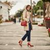 Scarpe eleganti donna 1278 rosso lifestyle