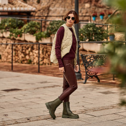 Scarpe da donna 3375 kaki lifestyle