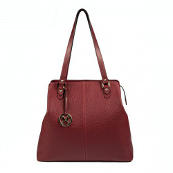 Borsa da donna a mano 001g bordeaux
