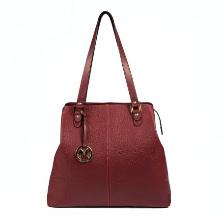 Borsa da donna a mano 001g bordeaux