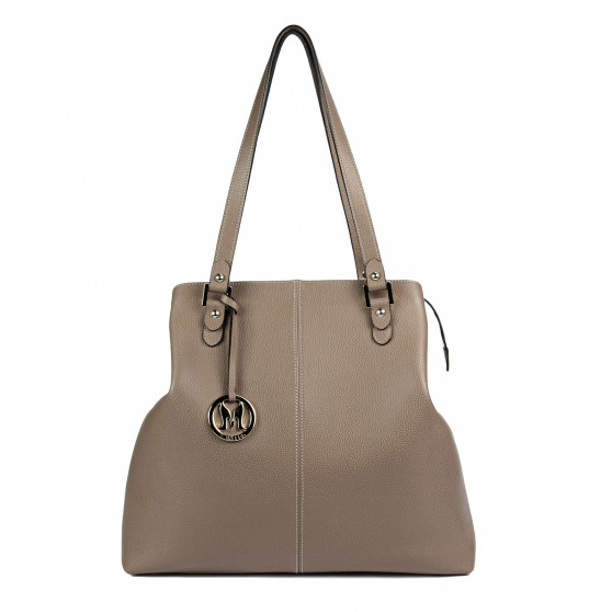 Borsa da donna a mano 001g cappuccino