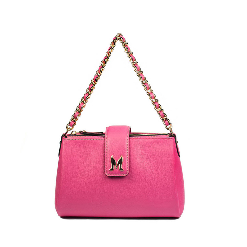Borsa a tracolla donna 003g fucsia