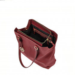 Borsa da donna a mano 001g bordeaux