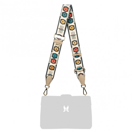 Tracolla (cinghia) 101g multicolore+beige