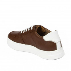 Scarpe casual/sport uomo 945 marrone combinato