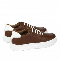 Scarpe casual/sport uomo 945 marrone combinato