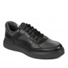 Scarpe casual/sport uomo 946 nero combinato