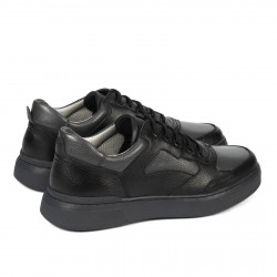Scarpe casual/sport uomo 946 nero combinato