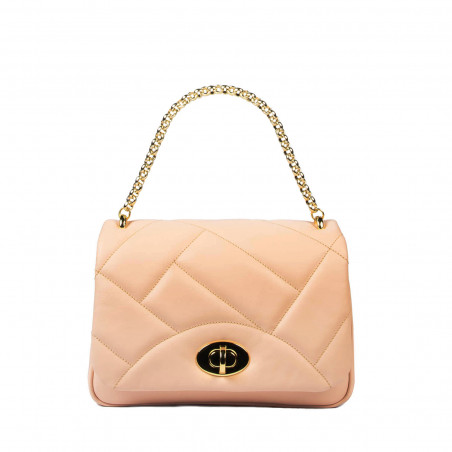Borsa donna a tracolla 005g rosa salmone