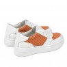 Scarpe sportive donna 6059 bianco+arancione