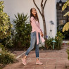Scarpe casual da donna 6052 rosa lifestyle