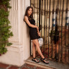 Sandali donna 5082 nero combinato lifestyle