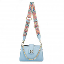 Borsa da donna a tracolla 003g azzurro chiaro