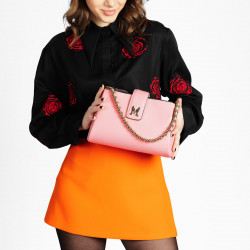 Borsa da donna a tracolla 003g rosa baby pink lifestyle