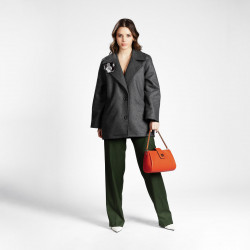 Borsa donna a tracolla 003g arancione lifestyle