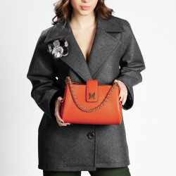 Borsa donna a tracolla 003g arancione lifestyle