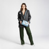 Borsa da donna a tracolla 005g blu chiaro lifestyle