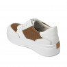 Scarpe sportive donna 6059 bianco+cammello