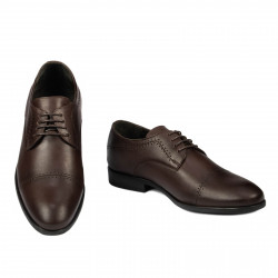 Scarpe eleganti uomo 822-1 a caffè