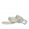 Cintura uomo / donna 01b bianco