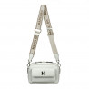 Borsa donna a tracolla 006g grigio acciaio