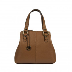 Borsa a tracolla da donna 004g marrone cognac