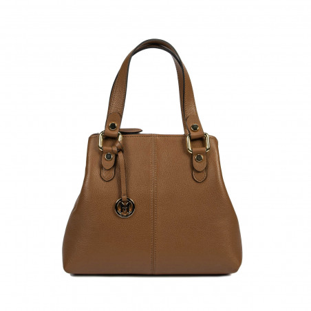 Borsa a tracolla da donna 004g marrone cognac