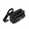 Borsa da donna a tracolla 006g nero saffiano