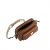 Borsa donna a tracolla 006g marrone cognac