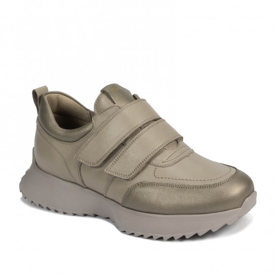 Scarpe sportive donna 6060 beige combinato