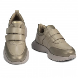 Scarpe sportive donna 6060 beige combinato