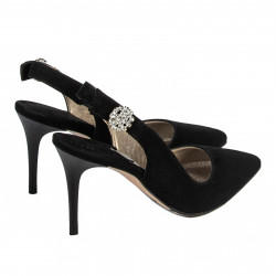 Sandali donna 1295 nero antilope