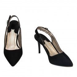 Sandali donna 1295 nero antilope
