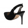 Sandali donna 1295 nero antilope
