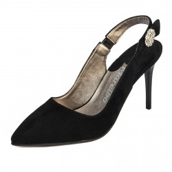 Sandali donna 1295 nero antilope