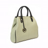Borsa da donna a mano 002g nude latte+nero