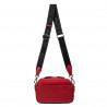 Borsa a tracolla donna 006g rosso saffiano