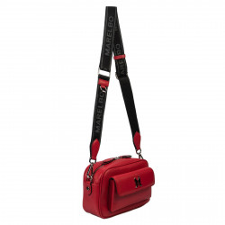 Borsa a tracolla donna 006g rosso saffiano